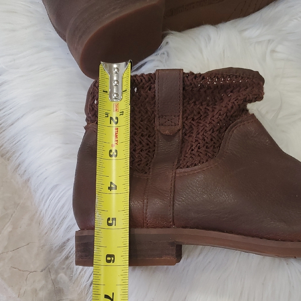 Timberland Savin Hill  Elegant Brown Chelsea Leather Ankle Booties Boots - Picture 8 of 15